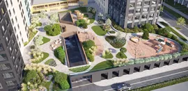 Продам двухкомнатную квартиру в новостройке 58.0 м² этаж 15/32 город Екатеринбург Верх-Исетский район улица Репина 111 Астон Отрадный жилой комплекс Площадь 1905 Года